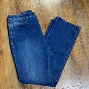 Christopher & Banks boot cut blue jeans size 4P